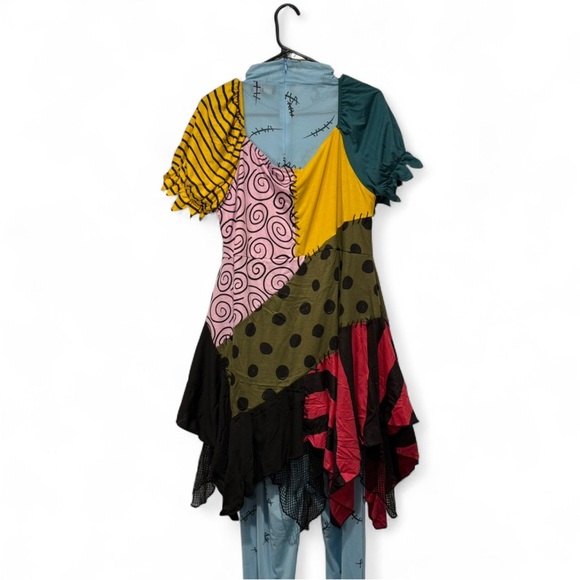 Dolls Kill Nightmare Before Christmas Sally Halloween Costume, Plus Size 3X NEW - Picture 4 of 12